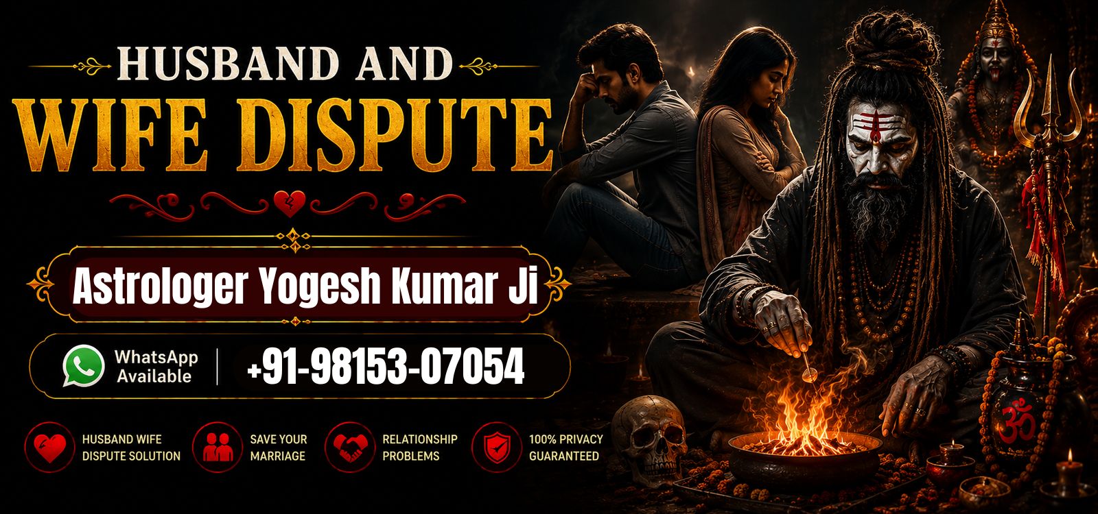 World Famous Astrologer Yogesh Kumar +91-9815307054